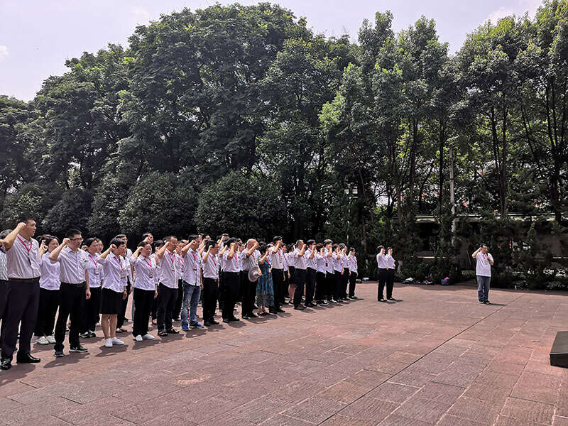 中國銀行瀏陽支行、寧鄉支行"不忘初心、牢記使命"紅巖主題教育培訓班現場教學側記